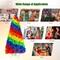 Costway 7ft. Unlit Rainbow Full Fir Artificial Christmas Tree